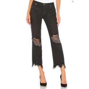 We The Free SZ 28 Maggie Straight Jean in Black